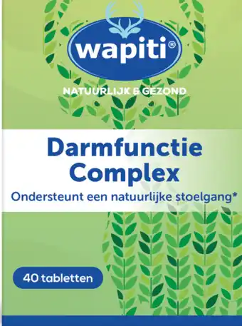 De Online Drogist Wapiti darmfunctie complex tabletten 40st aanbieding