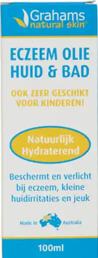De Online Drogist Grahams eczeem olie huid & bad 100ml aanbieding