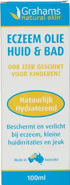 De Online Drogist Grahams eczeem olie huid & bad 100ml aanbieding