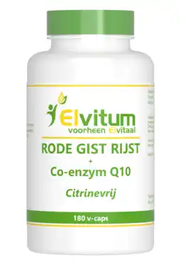 De Online Drogist Elvitum rode gist q10 vegicaps 180cp aanbieding