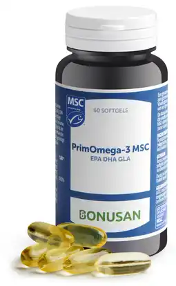 De Online Drogist Bonusan primomega-3 msc softgels 60sg aanbieding