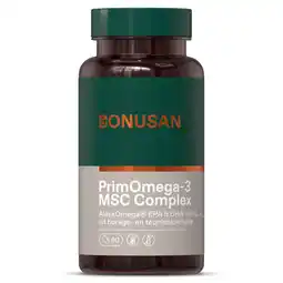 De Online Drogist Bonusan primomega-3 msc softgels 60sg aanbieding