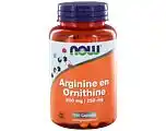 De Online Drogist Now arginine & ornithine 500/250 capsules 100st aanbieding