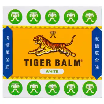 De Online Drogist Tiger balm tijgerbalsem wit pot 19gr aanbieding