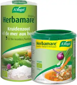 De Online Drogist A.vogel herbamare original kruidenzout 500gr + bouillonbasis 250gr combiverpakking 2st aanbieding