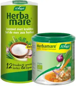 De Online Drogist A.vogel herbamare original kruidenzout 500gr + bouillonbasis 250gr combiverpakking 2st aanbieding