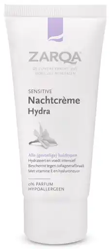 De Online Drogist Zarqa nachtcrème hydra sensitive 50ml aanbieding