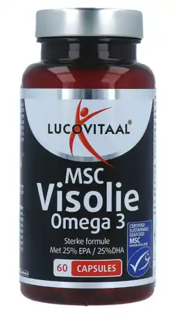 De Online Drogist Lucovitaal msc visolie omega-3 capsules 60cp aanbieding