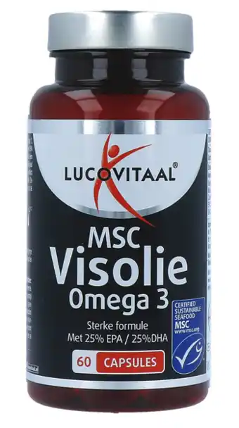 De Online Drogist Lucovitaal msc visolie omega-3 capsules 60cp aanbieding