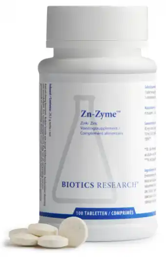 De Online Drogist Biotics zn-zyme tabletten 100tb aanbieding