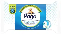 De Online Drogist Page compleet schoon vochtig toiletpapier 38st aanbieding