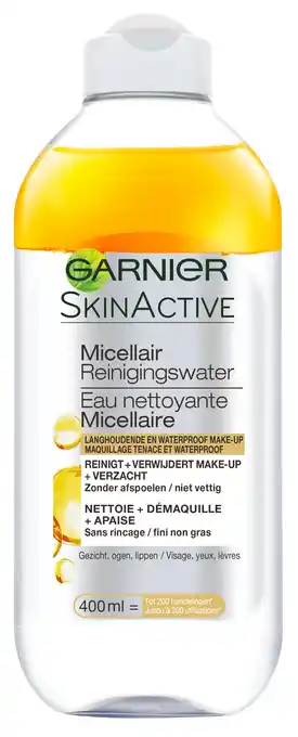 De Online Drogist Garnier skinactive micellair reinigingswater in olie 400ml aanbieding