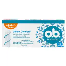 De Online Drogist Ob procomfort tampons super 16st aanbieding