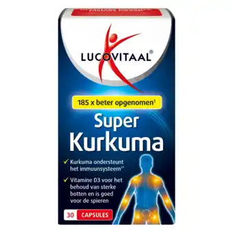 De Online Drogist Lucovitaal super kurkuma capsules 30cp aanbieding