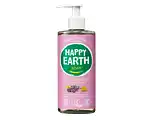 De Online Drogist Happy earth 100% natuurlijke hand soap lavender ylang 300ml aanbieding
