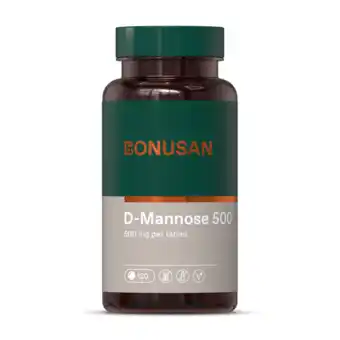 De Online Drogist Bonusan d-mannose 500 mg tabletten 120tb aanbieding