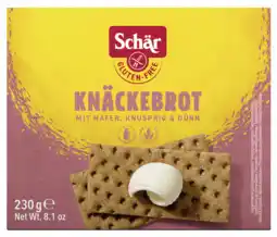 De Online Drogist Schar knäckebrot haver glutenvrij 230gr aanbieding