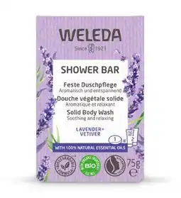 De Online Drogist Weleda shower bar lavender + vetiver 75gr aanbieding