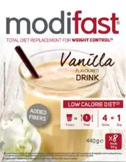 De Online Drogist Modifast intensive weight loss milkshake vanilla 440gr aanbieding