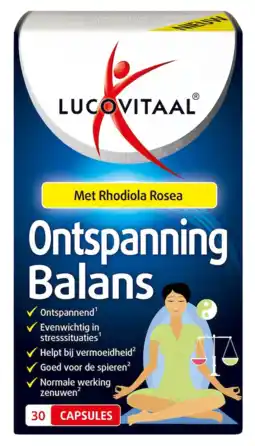 De Online Drogist Lucovitaal ontspanning balans capsules 30cp aanbieding