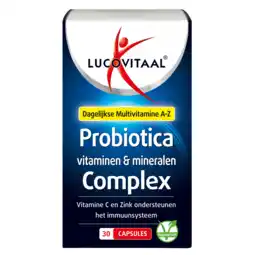 De Online Drogist Lucovitaal probiotica vitaminen & mineralen complex capsules 30cp aanbieding