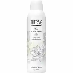 De Online Drogist Therme zen white lotus douche foam 200ml aanbieding