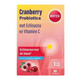 De Online Drogist Roter cranberry & probiotica capsules 30cp aanbieding