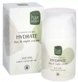 De Online Drogist Harmonie aloe vera dag & nachtcreme 50ml aanbieding