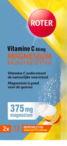 De Online Drogist Roter vitamine c & magnesium bruistabletten 24st aanbieding