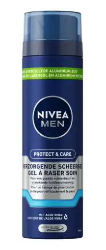 De Online Drogist Nivea men protect & care hyraterende scheergel 200ml aanbieding