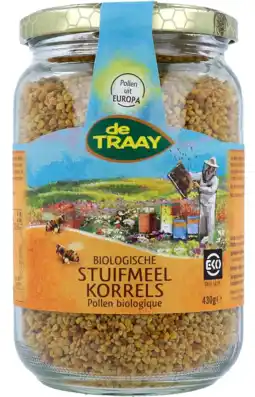 De Online Drogist De traay biologische stuifmeelkorrels 430gr aanbieding