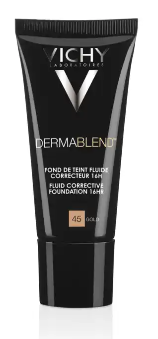 De Online Drogist Vichy dermablend corrigerende foundation 45 gold 30ml aanbieding