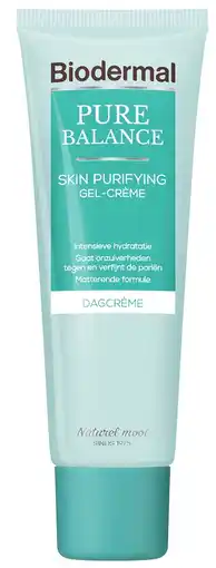 De Online Drogist Biodermal pure balance hydraterende dag gel-crème - skin purifying dag gel-crème 50ml aanbieding