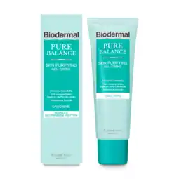 De Online Drogist Biodermal pure balance hydraterende dag gel-crème - skin purifying dag gel-crème 50ml aanbieding