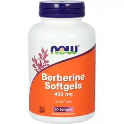 De Online Drogist Now berberine 400 mg softgels 90sg aanbieding