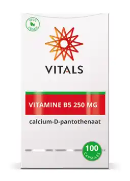 De Online Drogist Vitals vitamine b5 250mg capsules 100tb aanbieding