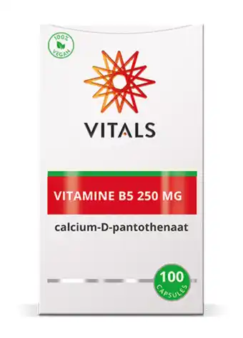 De Online Drogist Vitals vitamine b5 250mg capsules 100tb aanbieding