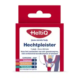 De Online Drogist Heltiq hechtpleister 2,5cmx5m 1st aanbieding