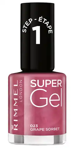 De Online Drogist Rimmel london nagellak super gel 023 grape sorbet 12ml aanbieding