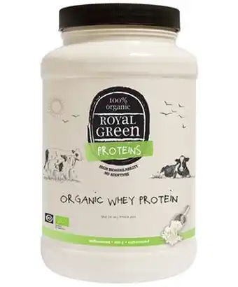 De Online Drogist Royal green organic whey proteïn 600gr aanbieding