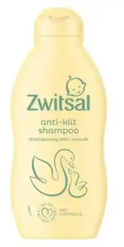 De Online Drogist Zwitsal anti-klit shampoo 200ml aanbieding