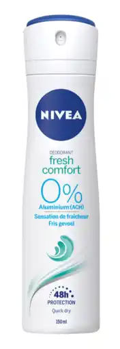 De Online Drogist Nivea fresh comfort deodorant spray 150ml aanbieding