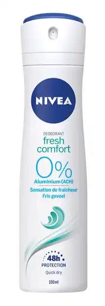 De Online Drogist Nivea fresh comfort deodorant spray 150ml aanbieding