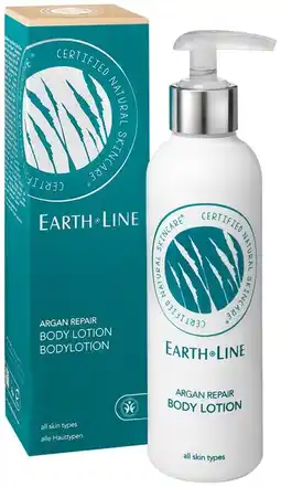 De Online Drogist Earth line argan repair bodylotion 200ml aanbieding