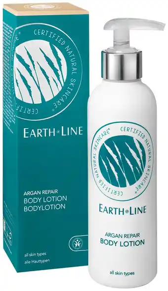 De Online Drogist Earth line argan repair bodylotion 200ml aanbieding