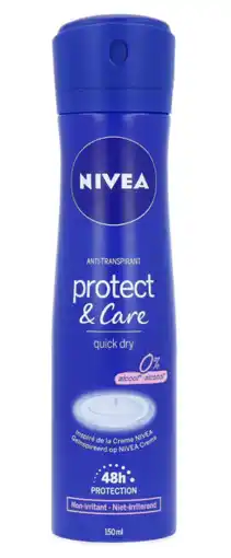 De Online Drogist Nivea protect & care deodorant spray 150ml aanbieding