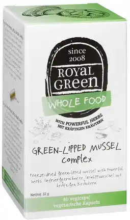 De Online Drogist Royal green groenlipmossel complex capsules 60cp aanbieding