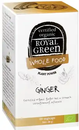 De Online Drogist Royal green gember capsules 60vcp aanbieding