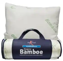De Online Drogist Lucovitaal hoofdkussen bamboe kingsize 1st aanbieding