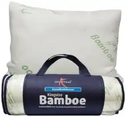 De Online Drogist Lucovitaal hoofdkussen bamboe kingsize 1st aanbieding